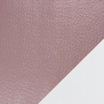 Kunstleder Aurora mit Noppen in metallic altrosa